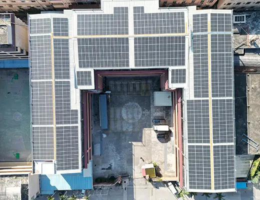 Bâtiment Commercial On-Grid 374KW