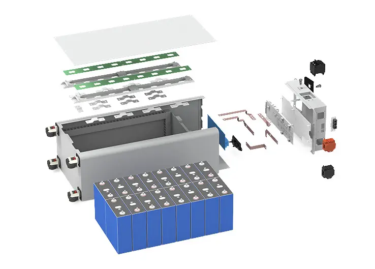 Schéma de la structure interne d'une batterie lithium-fer-phosphate (LiFePO4) Schéma de la structure interne d'une batterie lithium-fer-phosphate (LiFePO4)